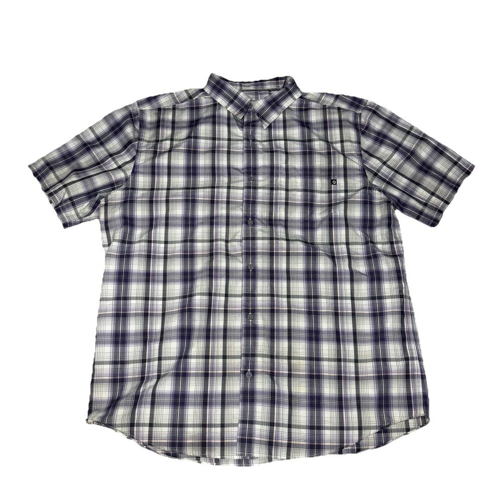 Marmot Shirt Mens Size XL Purple Checkered Eldridge Classic Mountain